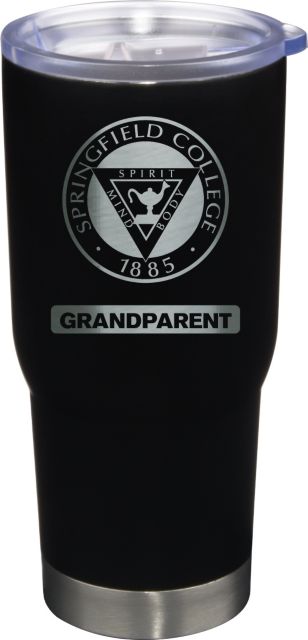 22 oz Matte Black Stainless Steel Tumbler Grandparent