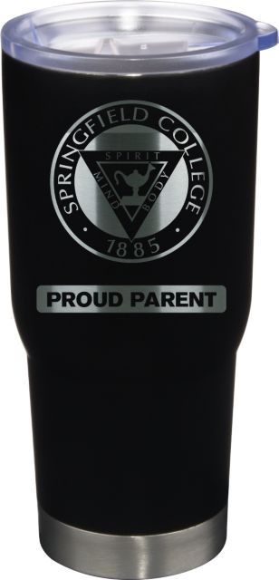22 oz Matte Black Stainless Steel Tumbler Proud Parent