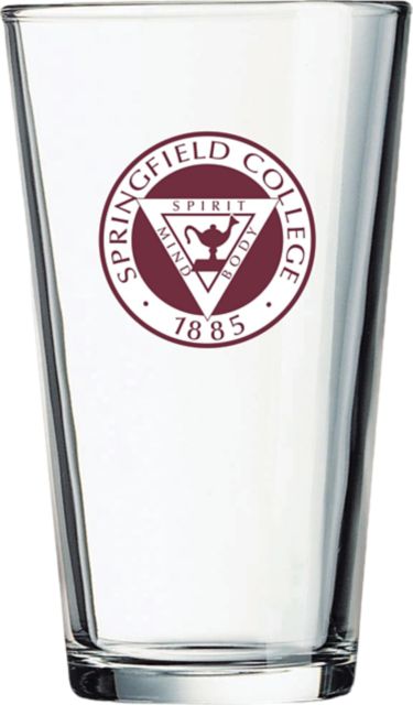 Springfield College 16 oz. Drink Glass