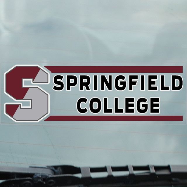 Springfield College Spirit Cling Decal