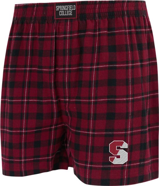 Springfield College Spirit Flannel Boxers