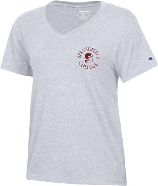 Springfield College Women's V-Neck Short Sleeve T-Shirt