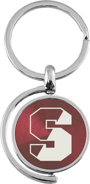 Springfield College Spirit Spinner Keychain