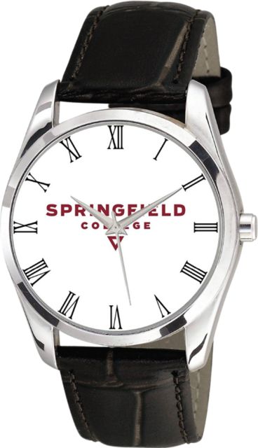 Springfield College 36mm Men's Leather Watch