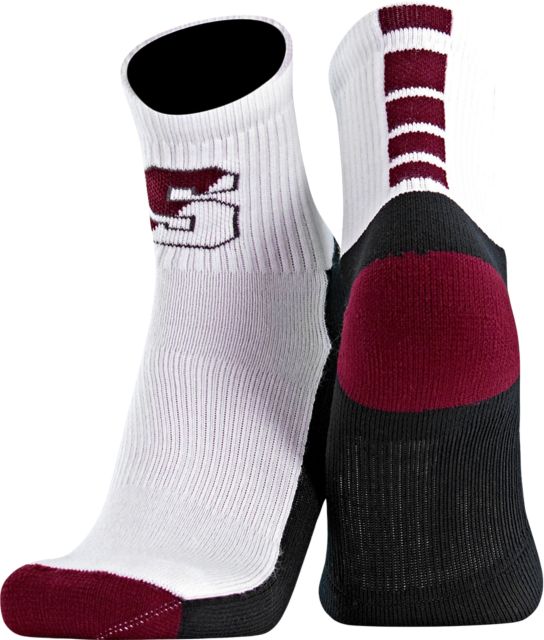 Springfield College Spirit Quarter Cut Socks