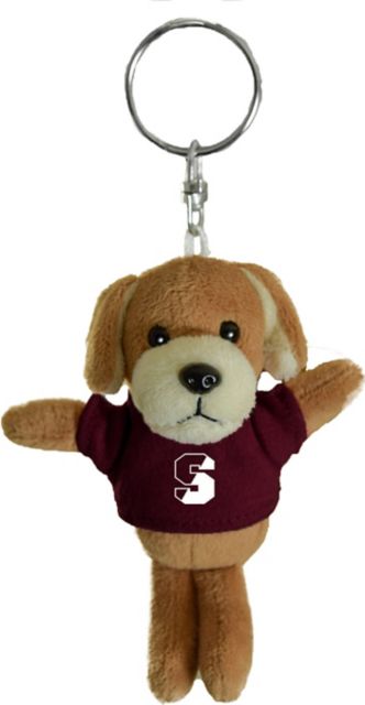 Springfield College Spirit Plush Keychain