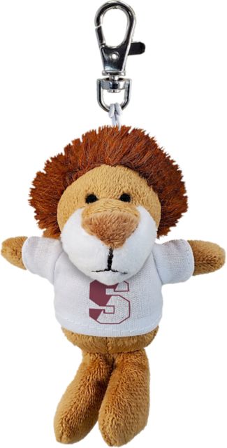 Springfield College Spirit Plush Keychain