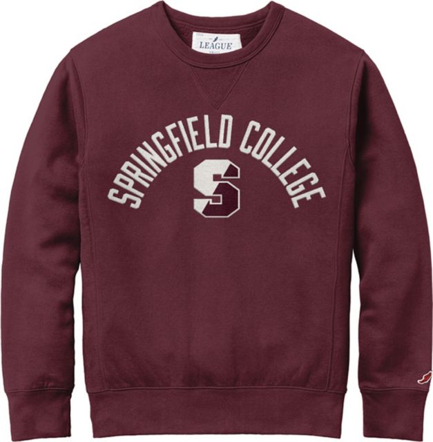 Springfield College Reverse Weave Crewneck Sweatshirt: Springfield 