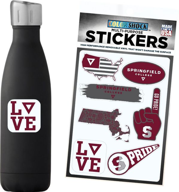 Springfield College 7.5'' x 7.5'' Sticker Sheet