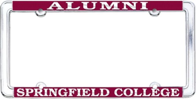 Springfield College Alumni License Plate Frame