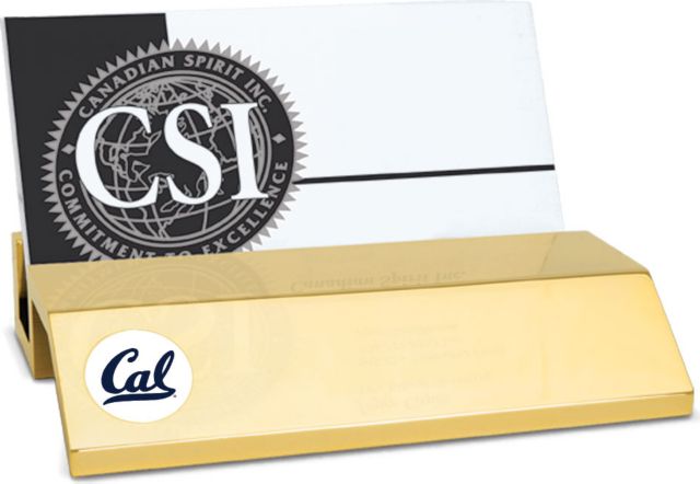 CSI Gold  Card Holder With  Colored Medallion - ONLINE ONLY