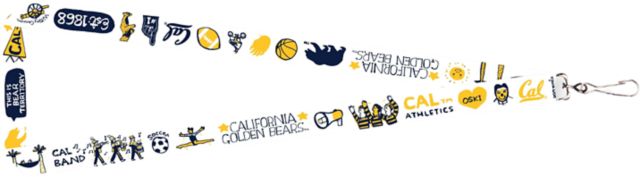 University of California Berkeley Julia Gash 3-4'' Satin Lanyard