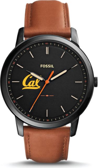 Fossil The Minimalist Slim Three-Hand Light Brown Leather Watch - ONLINE ONLY