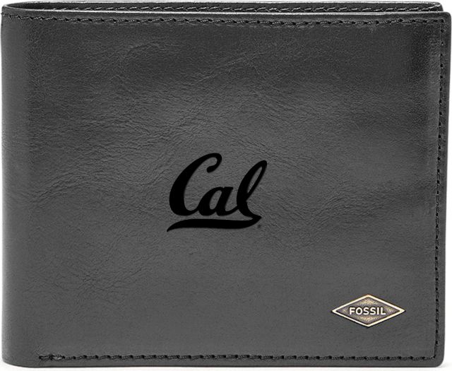 Fossil Leather Ryan RFID Flip ID Bifold - Black - ONLINE ONLY