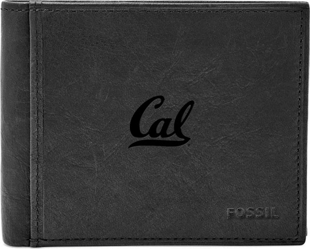 Fossil Leather Ingram RFID Bifold With Flip ID  - ONLINE ONLY