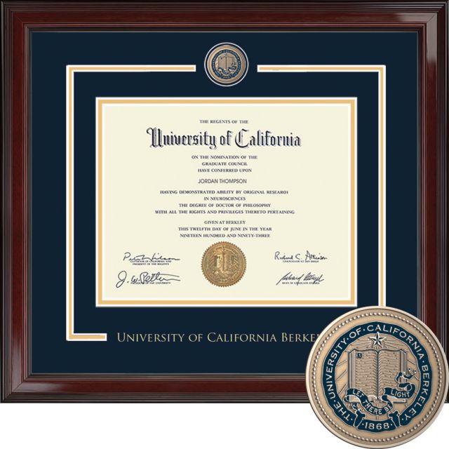 University of California Berkeley 8.5'' x 11'' Diploma Frame
