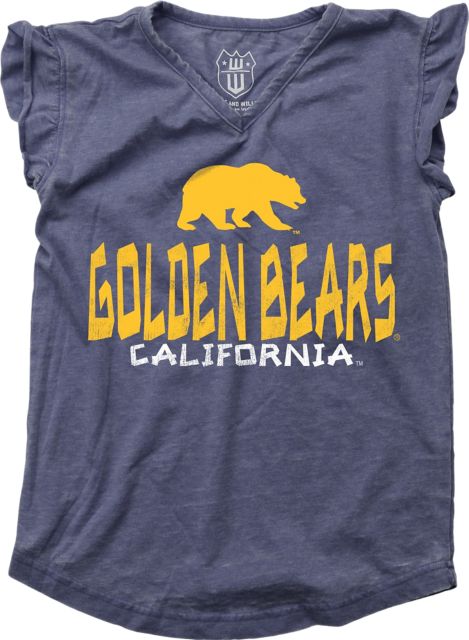 University of California Berkeley Golden Bears Toddler Girls Ruffle Short Sleeve T-Shirt