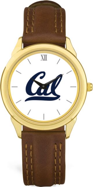 CSI Brownleather Wristwatch With  Colored Medallion - ONLINE ONLY