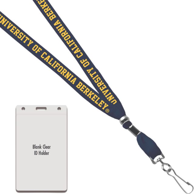 University of California Berkeley Card Dispenser Lanyard