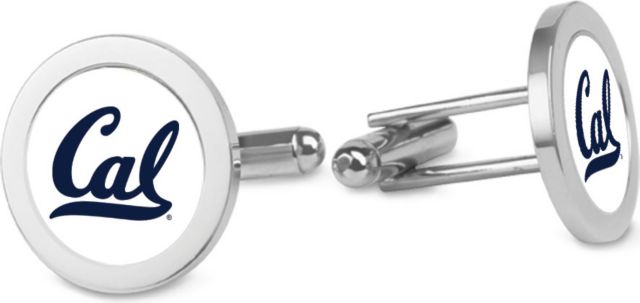 CSI Silver Cufflinks (Gift Boxed) With Colored Medallion - ONLINE ONLY