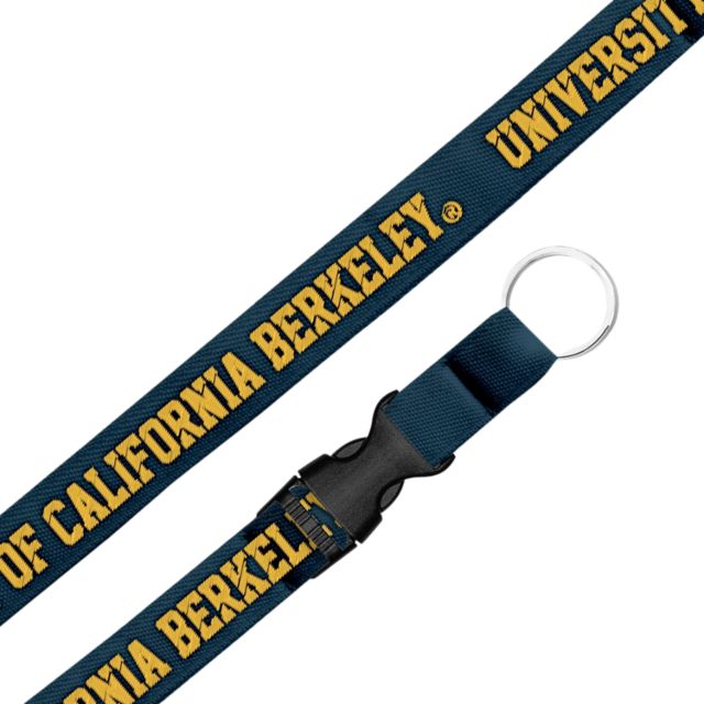 University of California Berkeley .75 Woven Lanyard