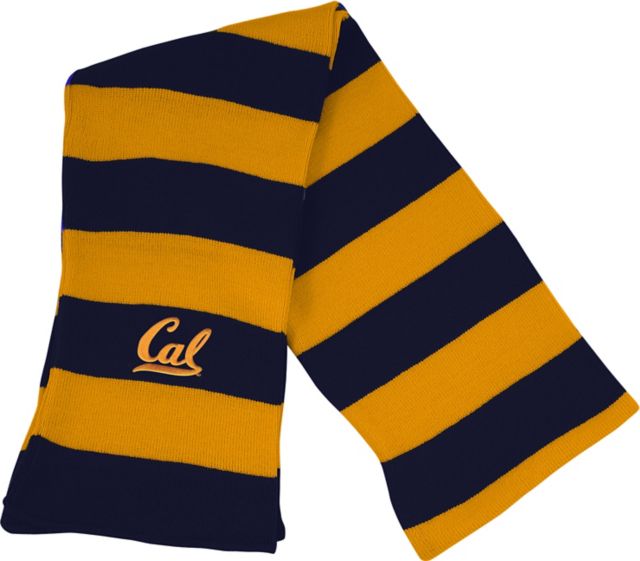 Gold LOGOFIT University of California Berkeley Golden Bears Rugby Unisex Scarf 