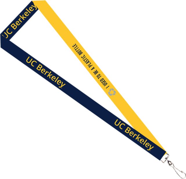 University of California Berkeley Recycled Lanyard
