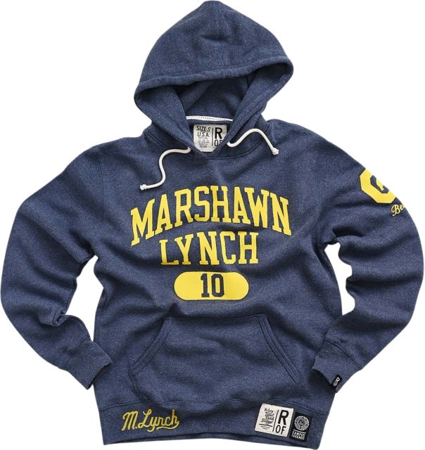 University of California Berkeley Football Marshawn Lynch #10 Hooded Sweatshirt