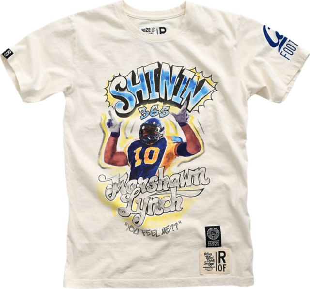University of California Berkeley Football Marshawn Lynch #10 Shinin 365 T-Shirt