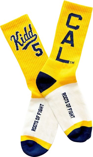 University of California Berkeley Basketball Jason Kidd #5 Socks