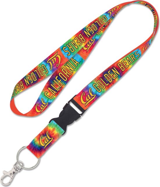 University of California Berkeley 1'' Tiedye Lanyard