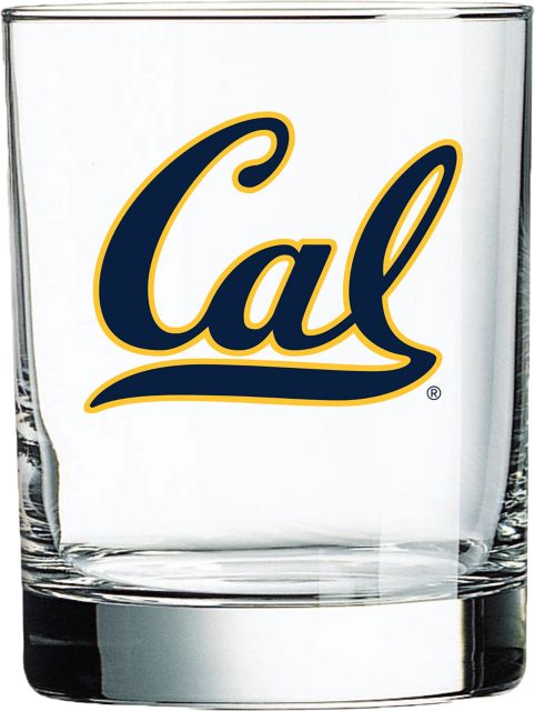 University of California Berkeley Double Old Fashioned 14 oz. Glass