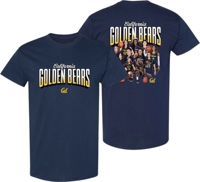 University of California Berkeley Golden Bears Women's Basketball Team Short Sleeve T-Shirt