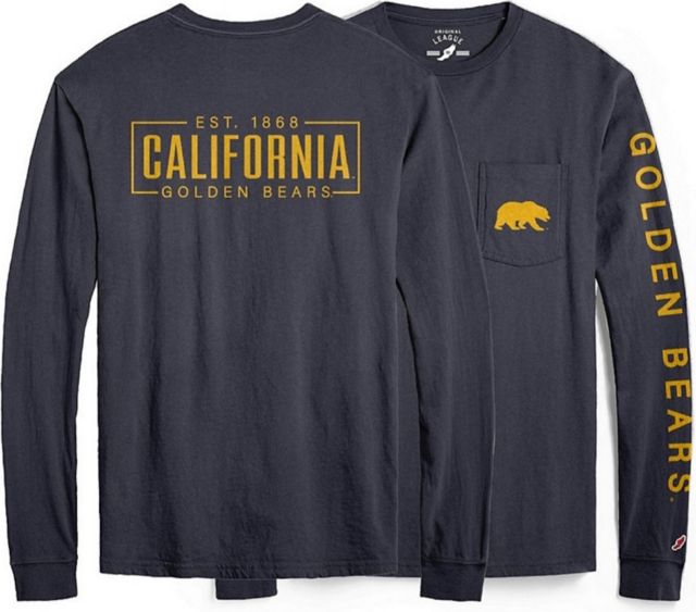 NCAA Cal Berkeley Bears RYLCAL04 Unisex Long Sleeve Pocket T-Shirt
