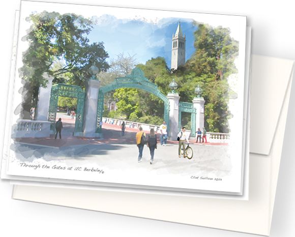 Through the Gates at Berkeley Notecard Set