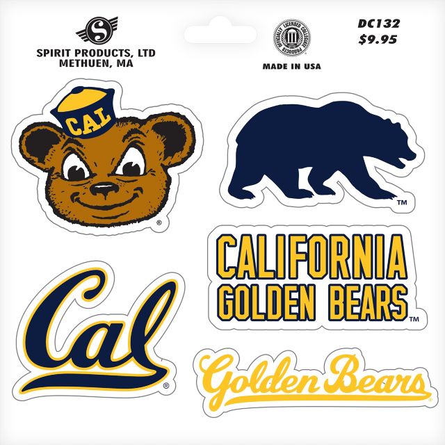 University of California Berkeley Sticker Sheet