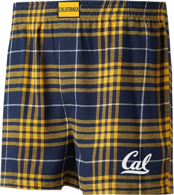 University of California Berkeley Flannel Boxer Shorts: University of  California, Berkeley