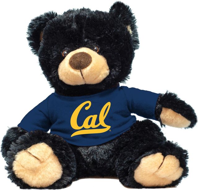 University of California Berkeley 12'' Plush Noah Bear - Black - ONLINE ONLY