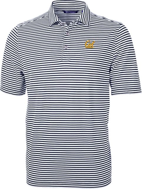 University of California Berkeley Striped Eco Polo