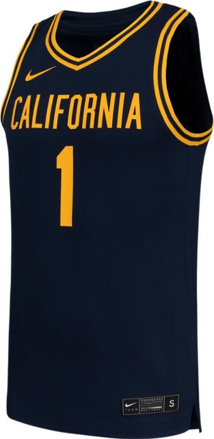 University of California Berkeley Basketball #1 Replica Jersey