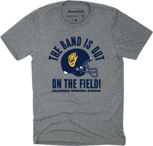 University of California Berkeley Football The Band Is On The Field Tri-Blend Short Sleeve T-Shirt