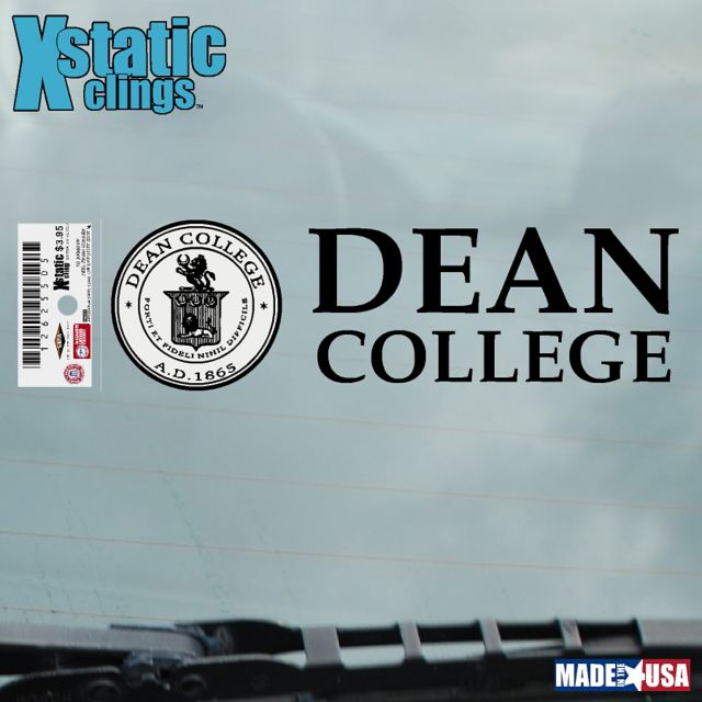 Dean College Cling Decal