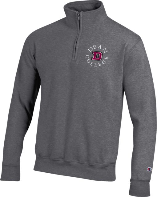Dean College Bulldogs 1/4 Zip Powerblend Jacket