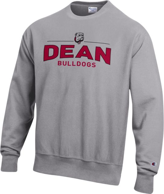 Dean College Bulldogs Reverse Weave Crewneck Sweatshirt