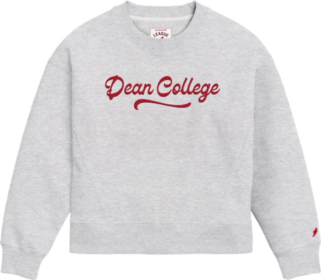 Dean College Bulldogs Women's Boxy Crewneck Sweatshirt