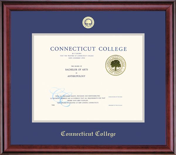 Connecticut College 8.5'' x 11'' Classic Diploma Frame