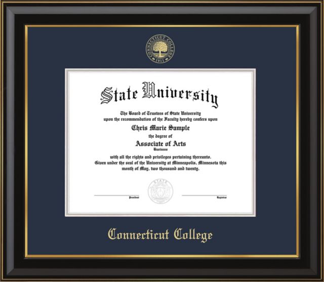 Connecticut College Classic Diploma Frame