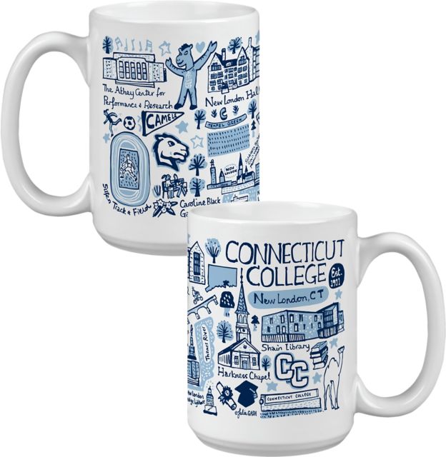 Connecticut College Julia Gash 15 oz. Mug