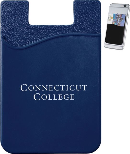 Connecticut College Silicone Card Wallet