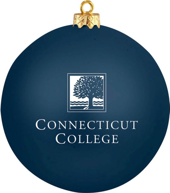 Connecticut College Shatterproof Round Ornament